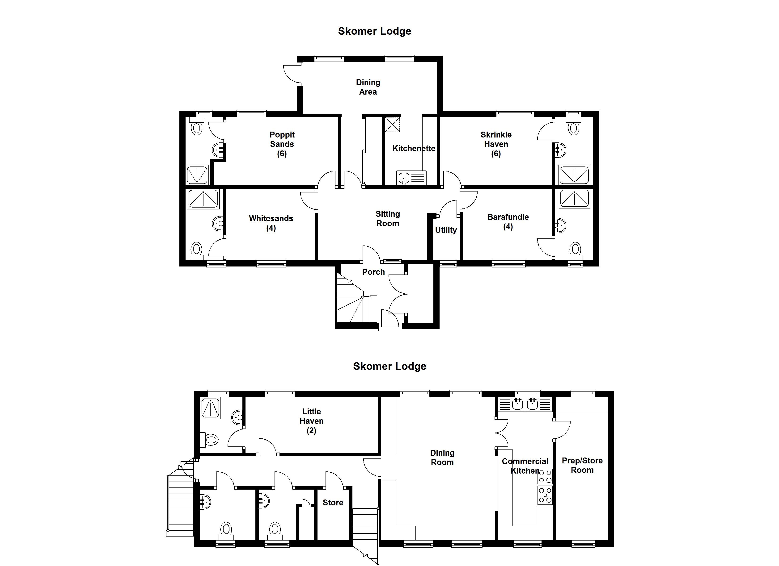Skomer Lodge floorplan